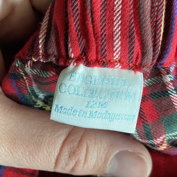 Edgehill Collection Plaid Suspender Shorts - Picture 4 of 4